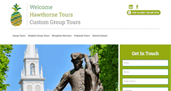 Desktop Screenshot of hawthornetours.com